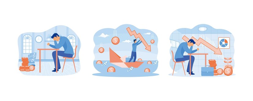 Financial documents illustration